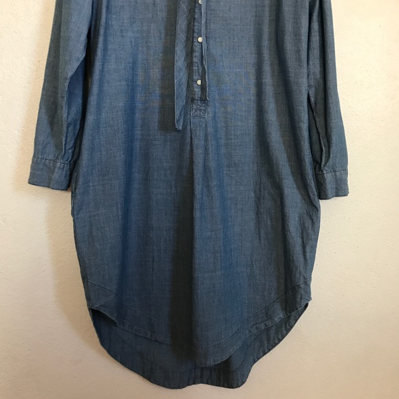 Zara Light Denim Oversized Dress - Picture 4 of 8